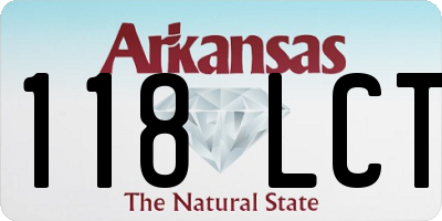AR license plate 118LCT