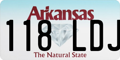 AR license plate 118LDJ
