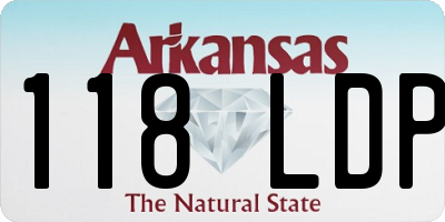 AR license plate 118LDP