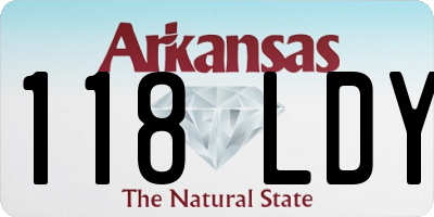 AR license plate 118LDY