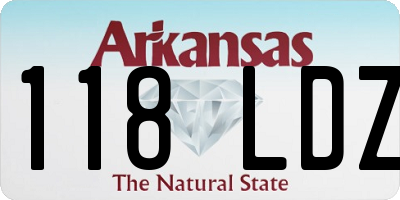 AR license plate 118LDZ