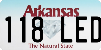 AR license plate 118LED
