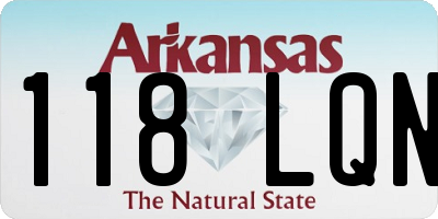 AR license plate 118LQN