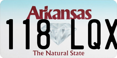 AR license plate 118LQX
