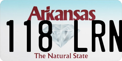 AR license plate 118LRN