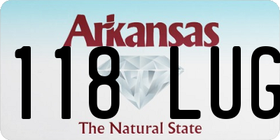 AR license plate 118LUG