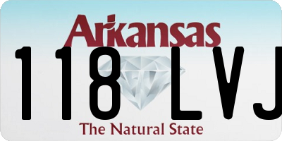 AR license plate 118LVJ