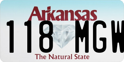 AR license plate 118MGW