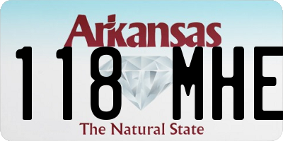 AR license plate 118MHE
