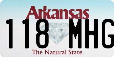 AR license plate 118MHG