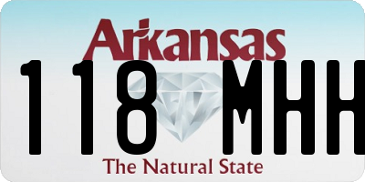 AR license plate 118MHH