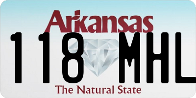 AR license plate 118MHL
