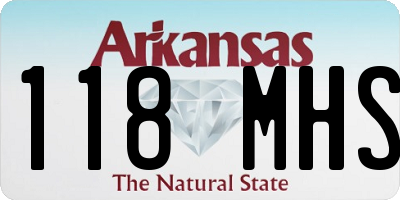 AR license plate 118MHS