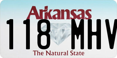 AR license plate 118MHV