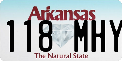 AR license plate 118MHY