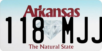AR license plate 118MJJ