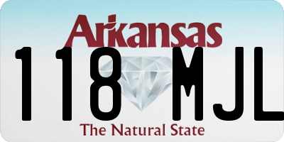 AR license plate 118MJL