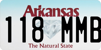 AR license plate 118MMB