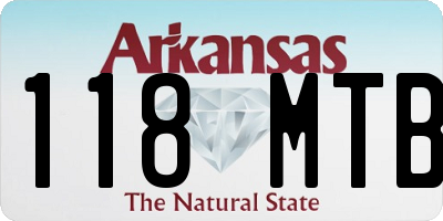 AR license plate 118MTB