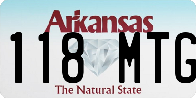 AR license plate 118MTG