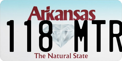 AR license plate 118MTR