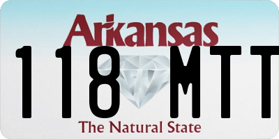 AR license plate 118MTT