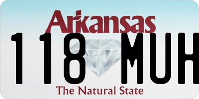 AR license plate 118MUH