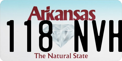 AR license plate 118NVH