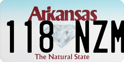 AR license plate 118NZM