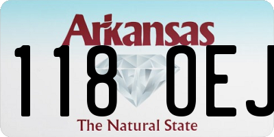 AR license plate 118OEJ