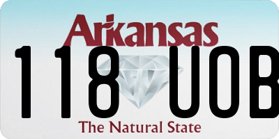 AR license plate 118UOB