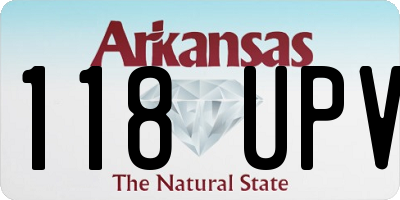 AR license plate 118UPV