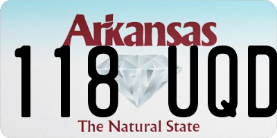 AR license plate 118UQD