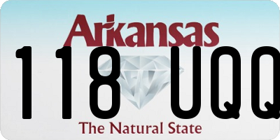 AR license plate 118UQQ