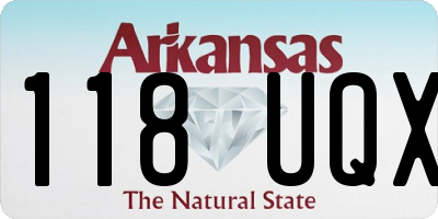 AR license plate 118UQX