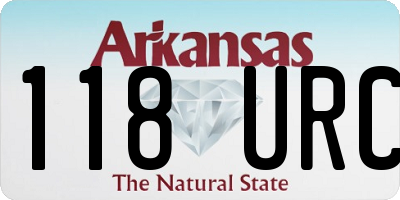 AR license plate 118URC