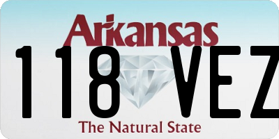 AR license plate 118VEZ
