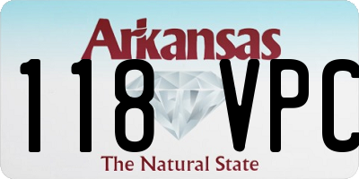 AR license plate 118VPC