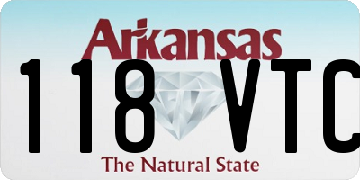 AR license plate 118VTC