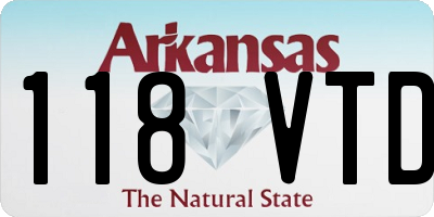 AR license plate 118VTD