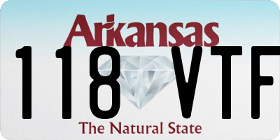 AR license plate 118VTF