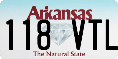 AR license plate 118VTL