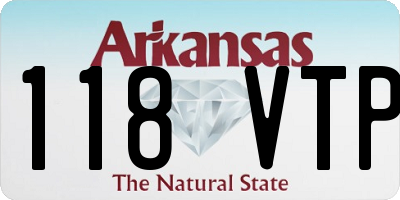 AR license plate 118VTP