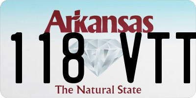 AR license plate 118VTT