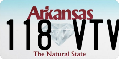 AR license plate 118VTV