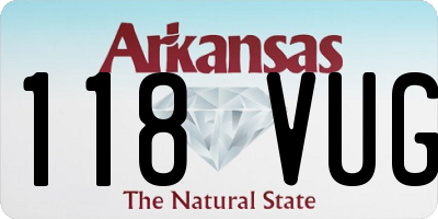 AR license plate 118VUG
