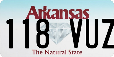 AR license plate 118VUZ