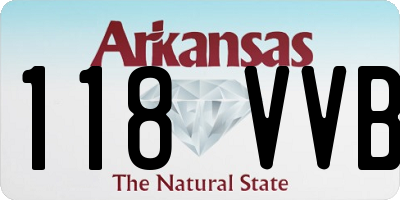 AR license plate 118VVB