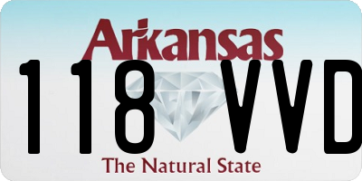 AR license plate 118VVD