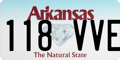AR license plate 118VVE